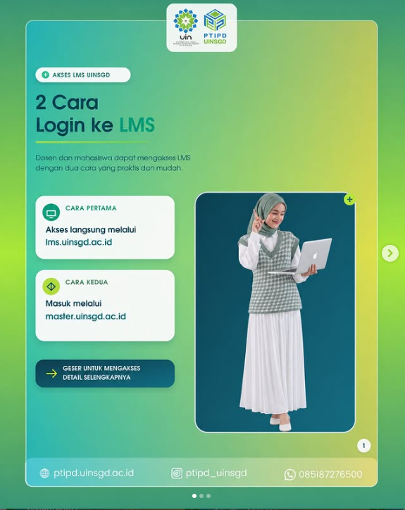Panduan Lengkap 2 Cara Akses LMS UIN Sunan Gunung Djati Bandung